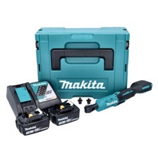 Makita DWR 180 RFJ Akku Ratschenschrauber 18 V 47,5 Nm + 2x Akku 3,0 Ah + Lader