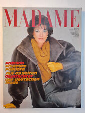 Madame, Zeitschrift Oktober 1982, vintage Mode, Reisen, Kunst, Sport