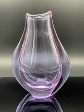 Vintage! Czech Alexandrit Glas Vase Miroslav Klinger ZBS Bohemia 60er-70er Jahre