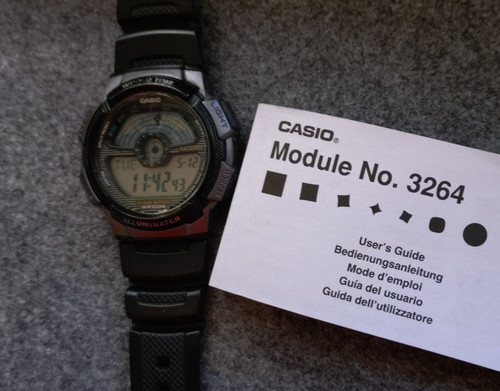 Casio world timer 1100w - casio, ae-1100w