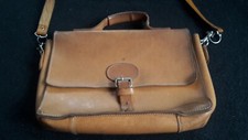 Aktentasche echt leder - , braun