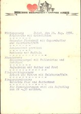 13804744 - Kaffee Hag  Speisekarte Kaffeewerbung