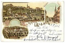 AK Litho Gruss aus Leisnig