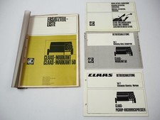 Claas Markant 50 Hochdruckpresse Ballenschleuder Betriebsanleitung Ersatzteillis