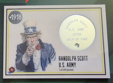 Randolph Scott Dog Tag /249 ~
