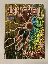 1998-99 Fleer Tradition Electrifying Gary Payton Seattle Supersonics Top Insert