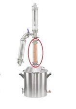 Glasturm mit Kupferfilter