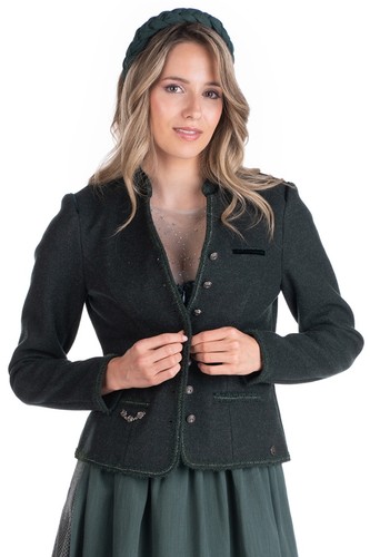 Damen walkjanker klaudia grün - klaudia,
