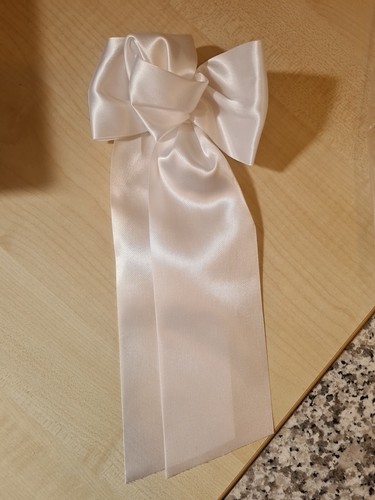 Neu kerzenschleife weiß - kerzenschleife,