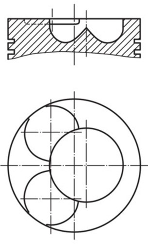 Mahle kolben 028 für - kolben,