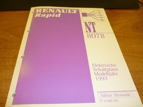 1993 renault rapid electrics - 1993,