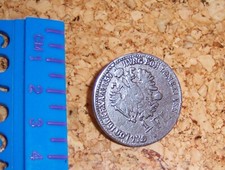 Trachtenknopf Münze rund