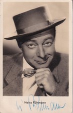 Autogramm - Heinz Rühmann -