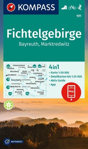 Kompass wanderkarte 191 - kompass,