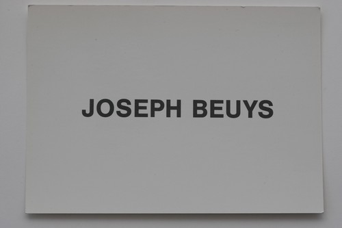 Joseph beuys einladungskarte - beuys, :