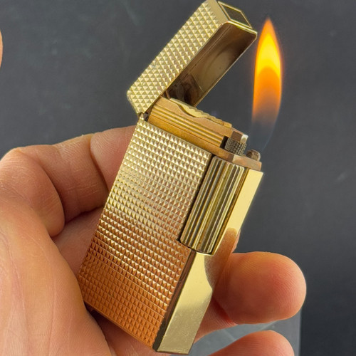 Vintage 8307 lighter - vintage, gold
