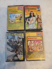 4× Winnetou Hörspiel Kassette MC Karl May 1 ,2,3 