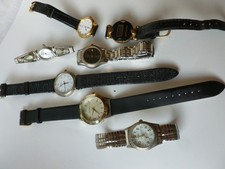 konvolut armbanduhren für ersatzteile-bastler - 7 - stück -