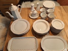 Kaffeegedeck Essgeschir Kaffeekanne Porzellan Winterling Röslau Bavaria