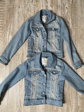 2xVingino Mädchen Jeans-Jacke,Gr.8(122-128),Mädchen, Zwillinge?