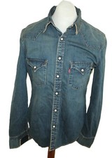 LEVI'S ®  COWBOY WESTERN Hemd LEVIS RED TAB SHIRT HERREN VINTAGE eher  Gr. M