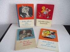 4 Stück gut erhaltene DDR Kinder Fernsehen Bücher Abendgruß , Märchenwald