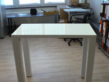 Bar - Thekentisch / hochglanz weiß / L x B x H  120 x 6 0 x 108