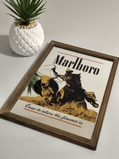 Bild Spiegel Vintage 1960er Jahre Marlboro Zigarettenspiegel