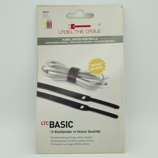 LTC Label the Cable Klett Kabelbinder mit Beschriftung verschiedene Ausführungen