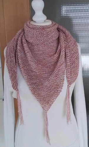 Tuch dreieck strick handmade - dreieck,