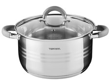 Edelstahl Kochtopf 5L