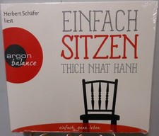 Thich Nhat Hanh Einfach sitzen Hörbuch CD Meditation Entspannung Leben #T1217