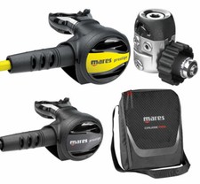 Mares Prestige 15x + Octopus Prestige + Tasche - Atemregler Komplett Set - Neu