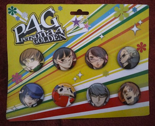 Persona goldene metall pin - 4,