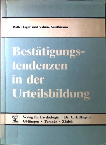 Bestätigungstendenzen der - bestätigungstendenzen,