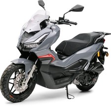 Motorroller 125 ccm Burnout QS125 ADV Grau  (Desert)