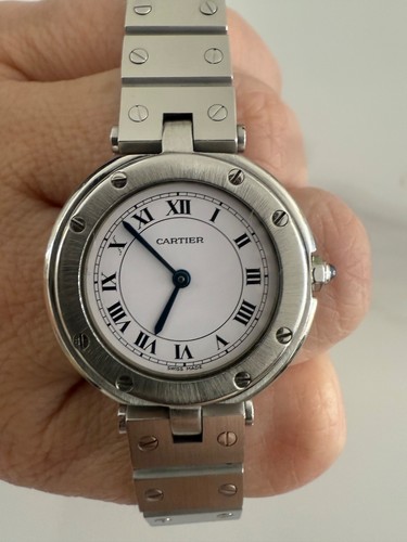 Original cartier santos - original, ronde