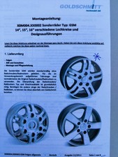 Wohnmobil Winterräder auf Goldschmidt Alufelgen/Preis VB
