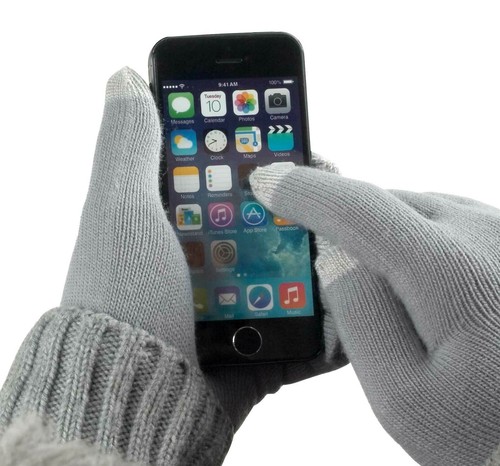 Touchscreen handschuhe grau - touchscreen,