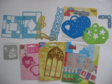 Scrapbooking Prägeschablonen Taschen Herzen Rahmen Hochzeit u.a.