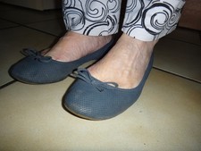 blaue Ballerinas