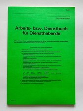 Arbeits -und Dienstbuch NVA