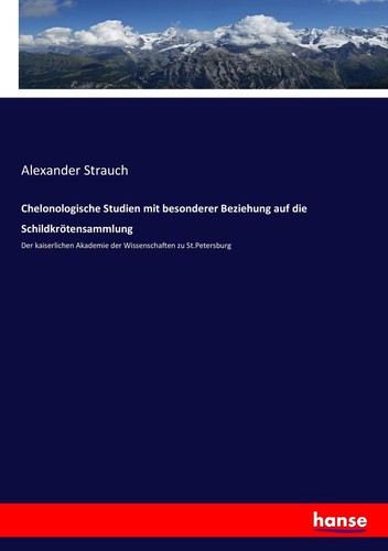 Chelonologische studien mit - studien,