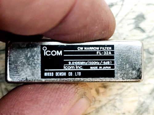 Icom 32a narrow filter - cw,