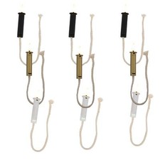 LED Korken 3 St. für Flaschen Öllampen-Optik 6/18h Timer mit 32cm Docht warmweiß