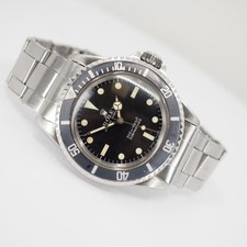 ROLEX SUBMARINER 5513 METERS FIRST TRITIUM ZIFFERBLATT NIETENARMBAND AUS 1968