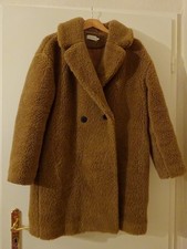 Teddyfell Mantel mit Kamelhaar