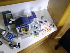 Playmobil 3159 Polizeistation Polizeiauto Quad Mofa viel zubehör