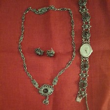 Granatschmuck Trachten Set