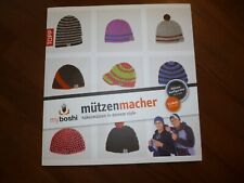 Neues Buch * myboshi Mützenmacher * mit 3 selfmade Aufnähern Häckelmützen Style
